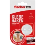 Fischer 545950 Οικιακό Άγκιστρο Αποθήκευσης Εσωτερικός Εσωτερικού Χώρου Γάντζος Universal Λευκός Άσπρος 1 Τεμάχια