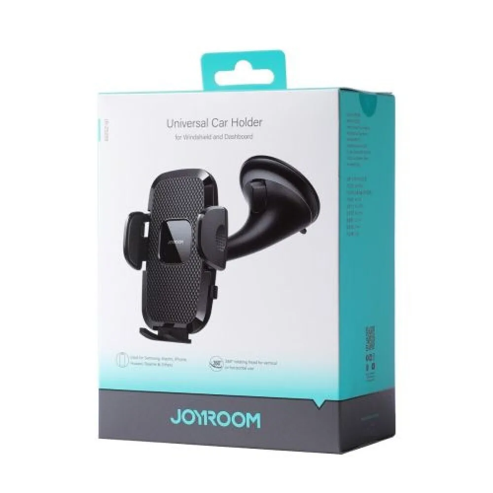 Joyroom JR-ZS259 Βάση Κινητού Αυτοκινήτου 4.7" - 6.7" με Ρυθμιζόμενα Άγκιστρα Μαύρη - Image 1