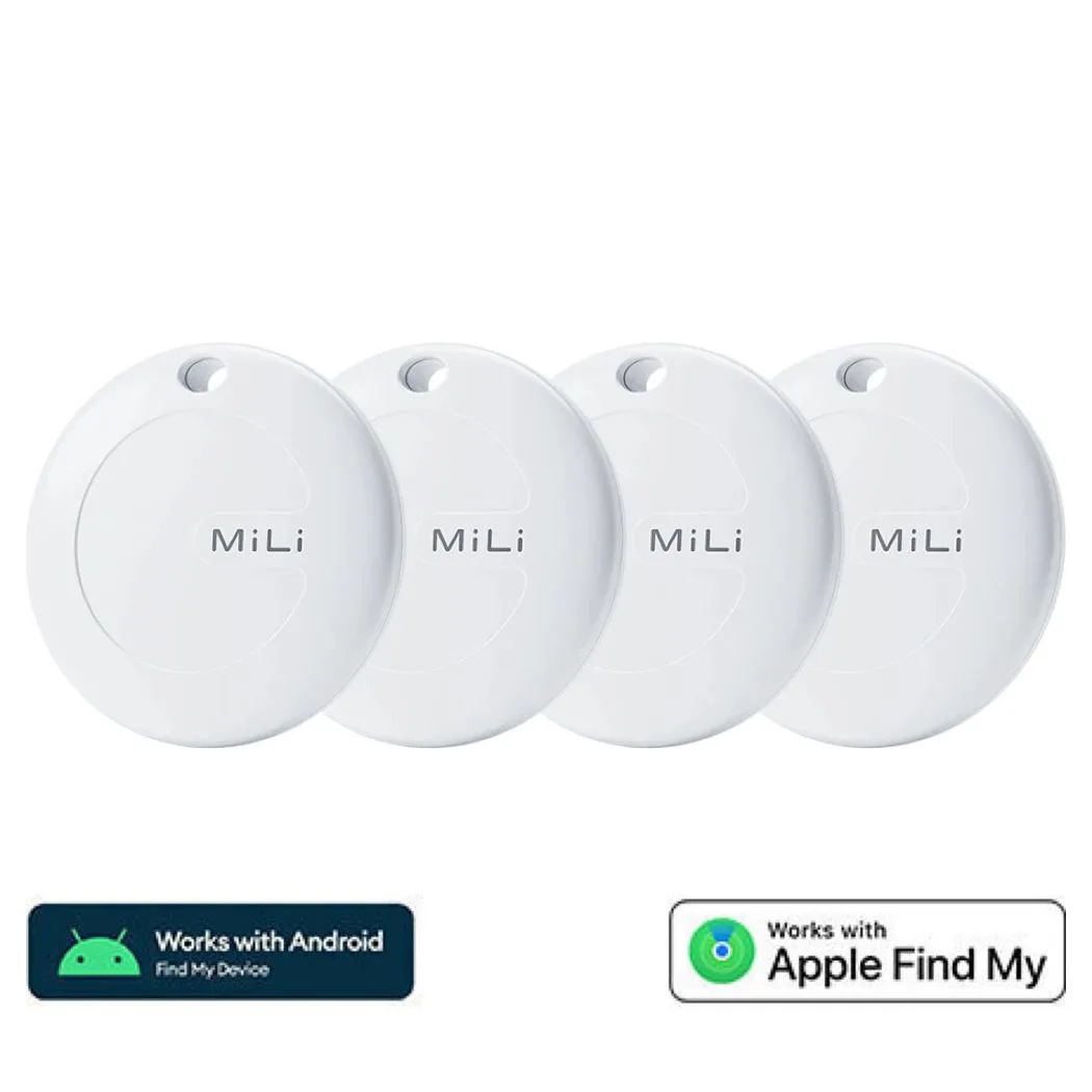 20250616122112_mili_mitag_hd_p16_apple_and_google_tracker_leyko_4tmch MiLi MiTag HD-P16 Apple Find My & Google Find Hub Λευκό 4τμχ - Image 1