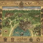 Ravensburger Puzzle 120007203 Harry Potter Hogwarts Map 1500 Pieces