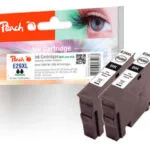 Peach 0F319659 Γνήσιο Πακέτο 2 Μελανιών Εκτυπωτή InkJet Μαύρο (PI200-409)