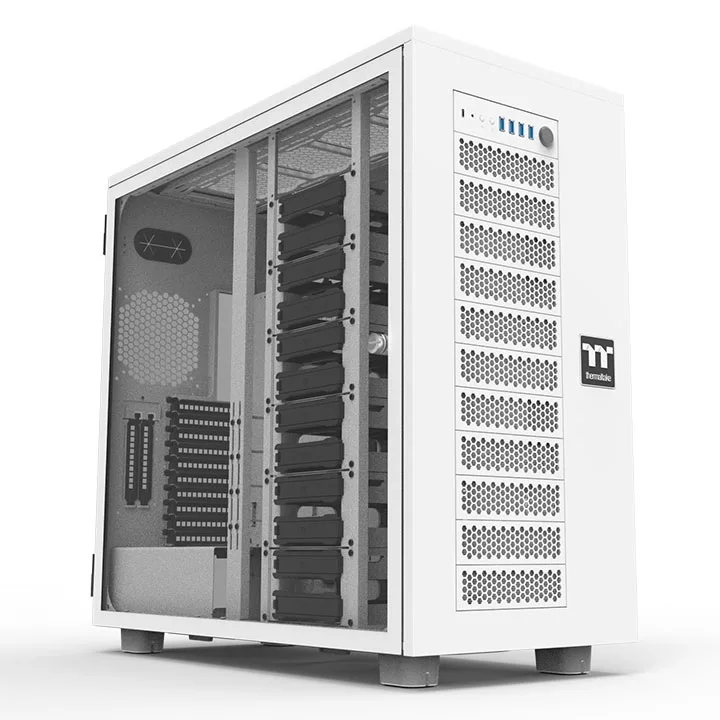 Thermaltake AX700 TG Gaming Full Tower Κουτί Υπολογιστή με Πλαϊνό Παράθυρο Snow - Image 1