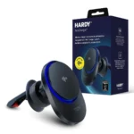 3MK Hardy Βάση Κινητού Αυτοκινήτου με Μαγνήτη και Ασύρματη Φόρτιση MagSafe Μαύρη