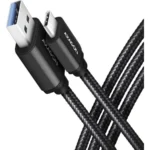 Axagon Braided USB 3.0 Cable USB-C male - USB-A Μαύρο 1.5m BUCM3-AM15AB