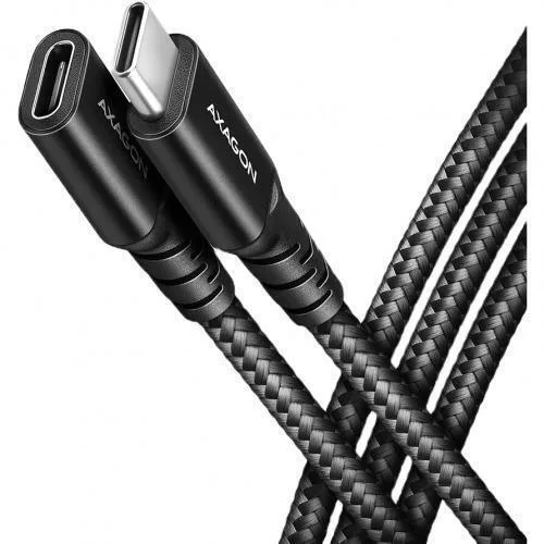 Axagon USB 2.0 Cable USB-C male - USB-C female 240W Μαύρο 1m (AKAXNTUCM32CF10) - Image 1