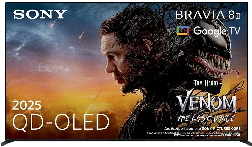20250618162232_sony_smart_tileorasi_55_4k_uhd_oled_bravia_8_ii_hdr_2025 Sony Smart Τηλεόραση 55" 4K UHD OLED BRAVIA 8 II HDR (2025) K-55XR8M2 - Image 1