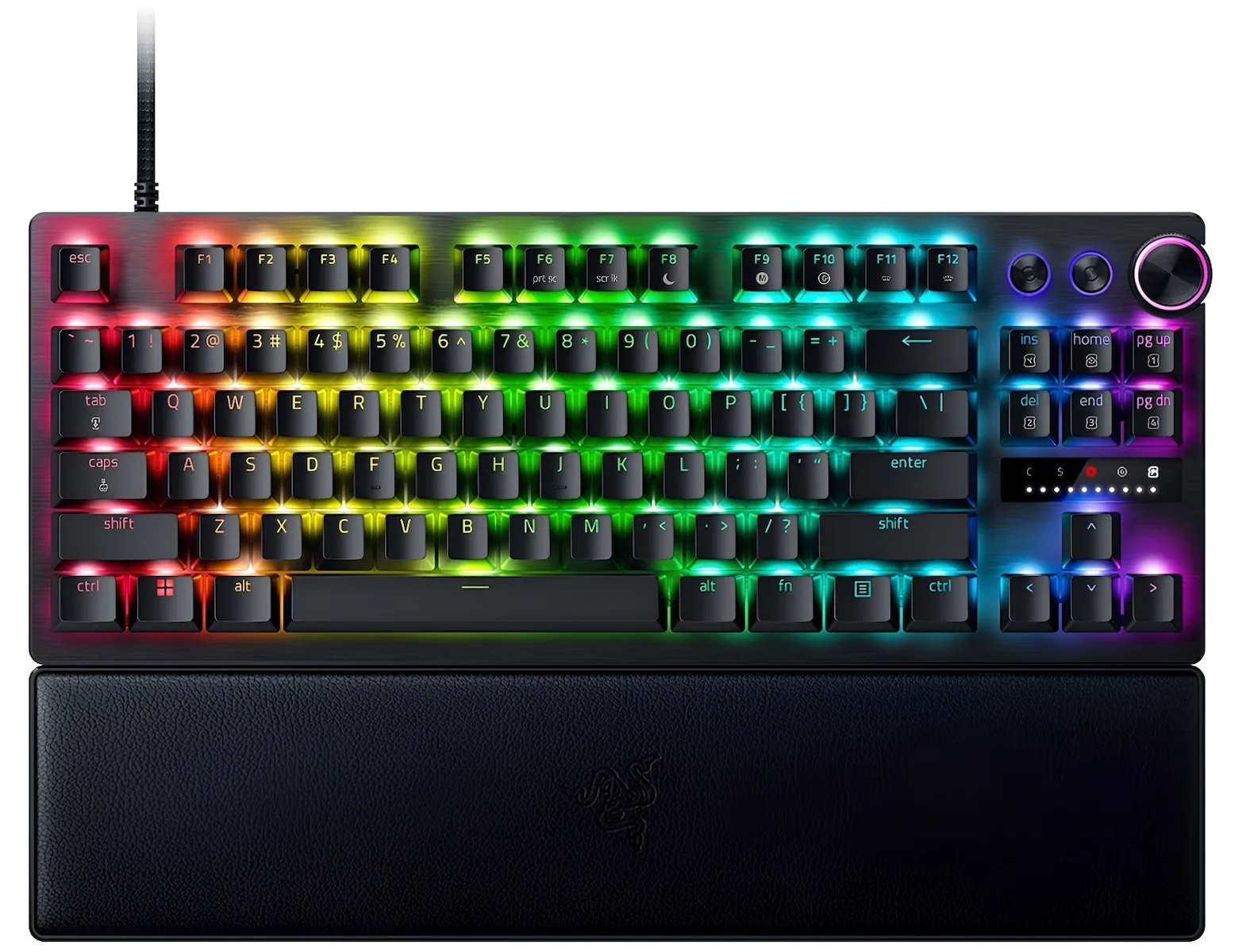 Razer Huntsman V3 Pro Tenkeyless Οπτικό Gaming Πληκτρολόγιο Tenkeyless με Razer Analog Optical Gen-2 διακόπτες και RGB φωτισμό (Αγγλικό US) - Image 1