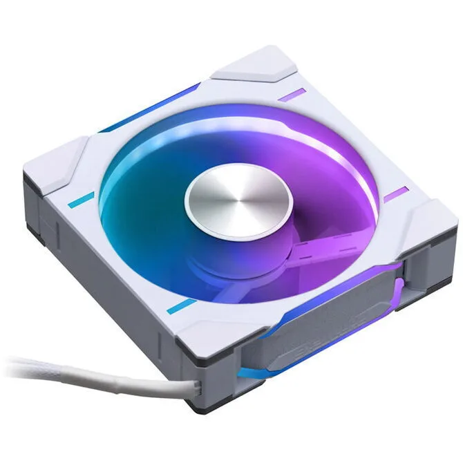 Phanteks PH-F120D30 Case Fan με ARGB Φωτισμό και Σύνδεση 4-Pin PWM Reverse White - Image 1