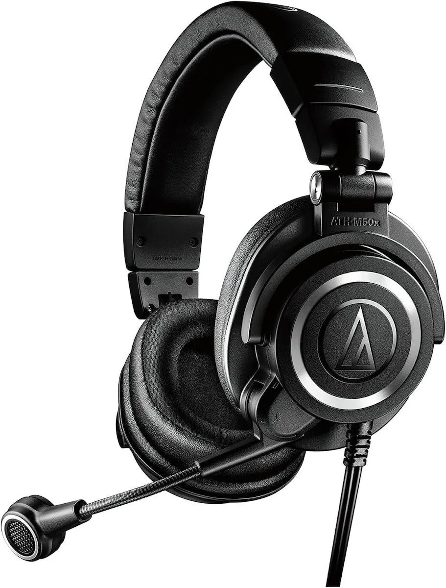 Audio Technica ATH-M50xSTS XLR Over Ear Gaming Headset με σύνδεση 3.5mm - Image 1