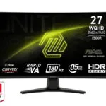 MSI MAG 274CQF VA HDR Curved Gaming Monitor 27" QHD 2560x1440 180Hz με Χρόνο Απόκρισης 0.5ms GTG
