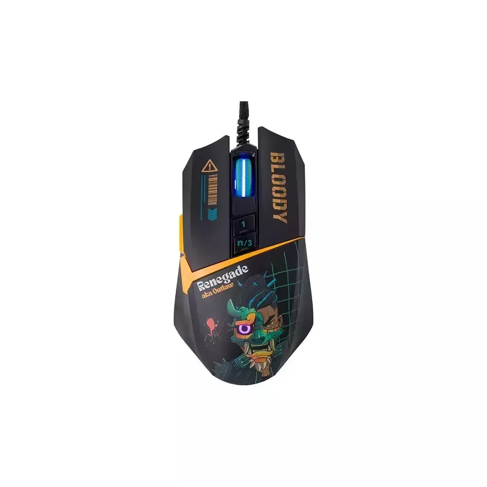 A4Tech Bloody W63 Max Renegade Midnight RGB Gaming Ποντίκι Midnight - Image 1