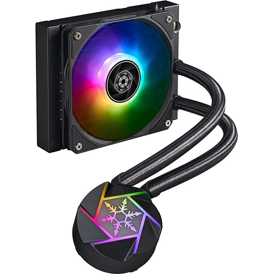 Silverstone SST-VD120-SLIM Υδρόψυξη Επεξεργαστή Μονού Ανεμιστήρα 120mm για Socket AM4/AM5/1700/1200/115x με ARGB Φωτισμό - Image 1
