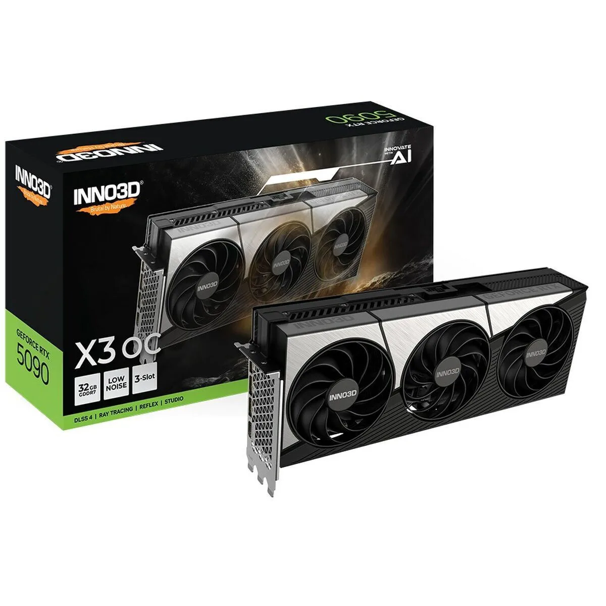 20250618165609_inno_3d_geforce_rtx_5090_32gb_gddr7_x3_oc_karta_grafikon_n50903_32d7x_17593928 Inno 3D GeForce RTX 5090 32GB GDDR7 X3 OC Κάρτα Γραφικών N50903-32D7X-17593928 - Image 1