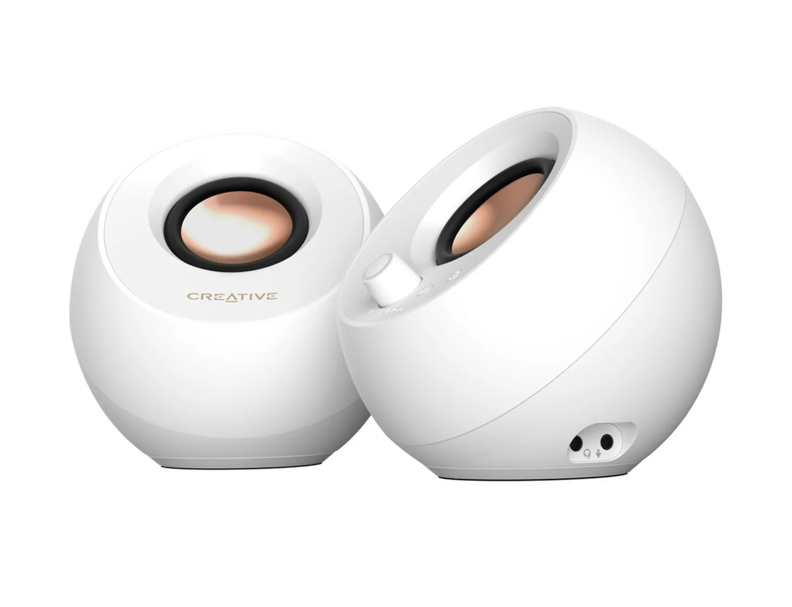 20250619135103_creative_pebble_pro_icheia_ypologisti_2_0_me_rgb_fotismo_kai_bluetooth_ischyos_20w_se_leyko_chroma Creative Pebble Pro Ηχεία Υπολογιστή 2.0 με RGB Φωτισμό και Bluetooth Ισχύος 20W σε Λευκό Χρώμα - Image 1
