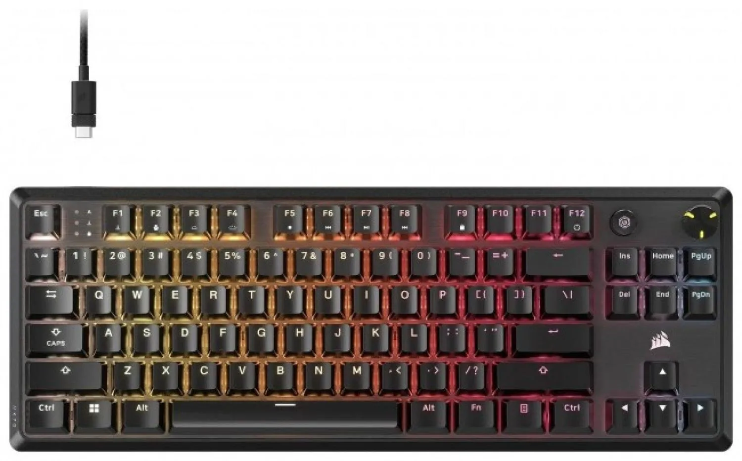 20250620111852_corsair_k70_core_tkl_gaming_michaniko_pliktrologio_tenkeyless_me_corsair_mlx_red_diakoptes_kai_rgb_fotismo_agliko_us Corsair K70 Core TKL Gaming Μηχανικό Πληκτρολόγιο Tenkeyless με Corsair MLX Red διακόπτες και RGB φωτισμό (Αγγλικό US) - Image 1