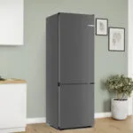 Bosch Ψυγειοκαταψύκτης 440lt Total NoFrost Υ203xΠ70xΒ66.7εκ. Γκρι KGN49OCAF
