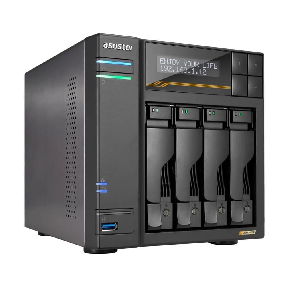 Asus AS6804TAS6804T NAS Tower με 4 θέσεις για M.2/SSD και 4 θύρες Ethernet - Image 1