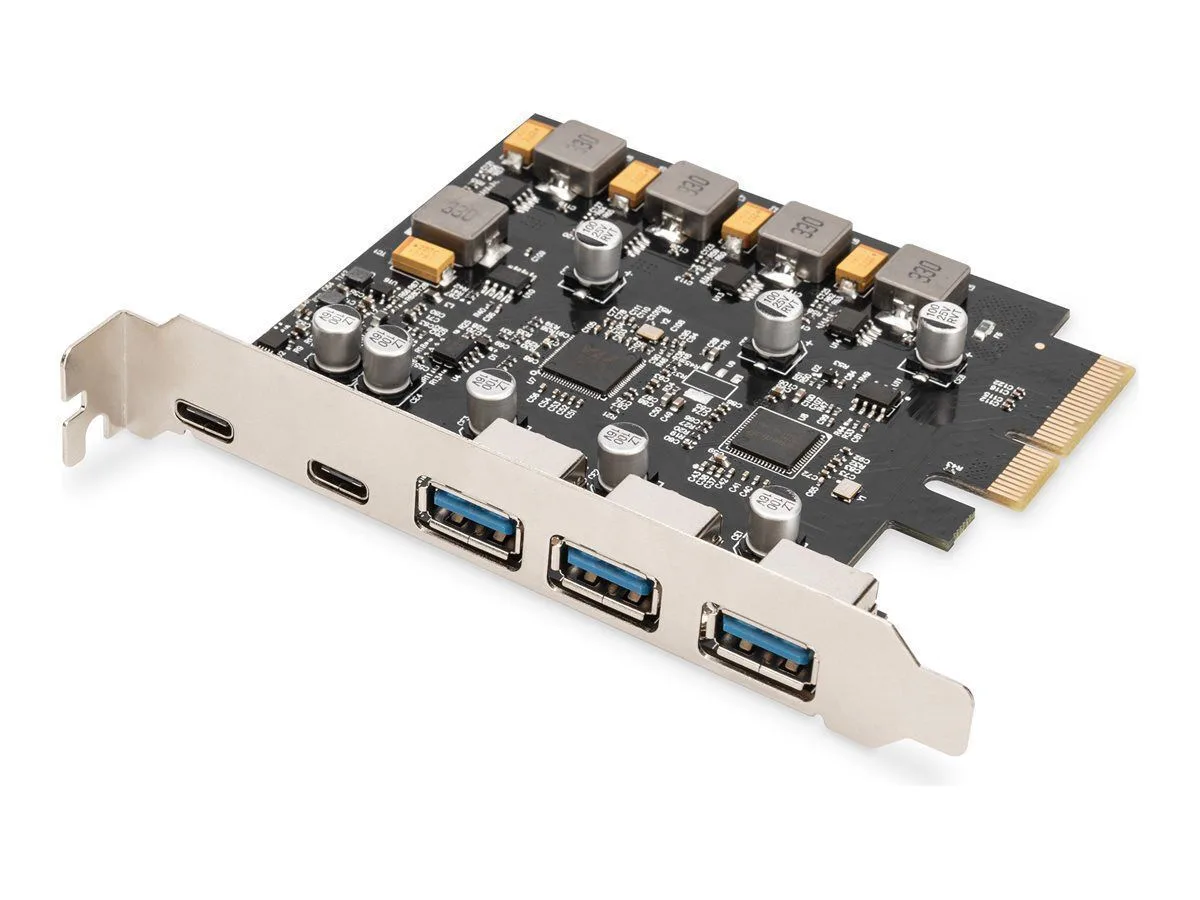 Digitus Κάρτα PCI σε 5 θύρες Type-C / USB 3.1 (DS-30222) - Image 1