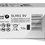everActive Αλκαλικές Μπαταρίες 9V 10τμχ EV6LR61PRO-10PAK