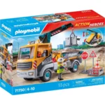 Playmobil Action Heroes Φορτηγό με Γερανό για 4-10 ετών 71750