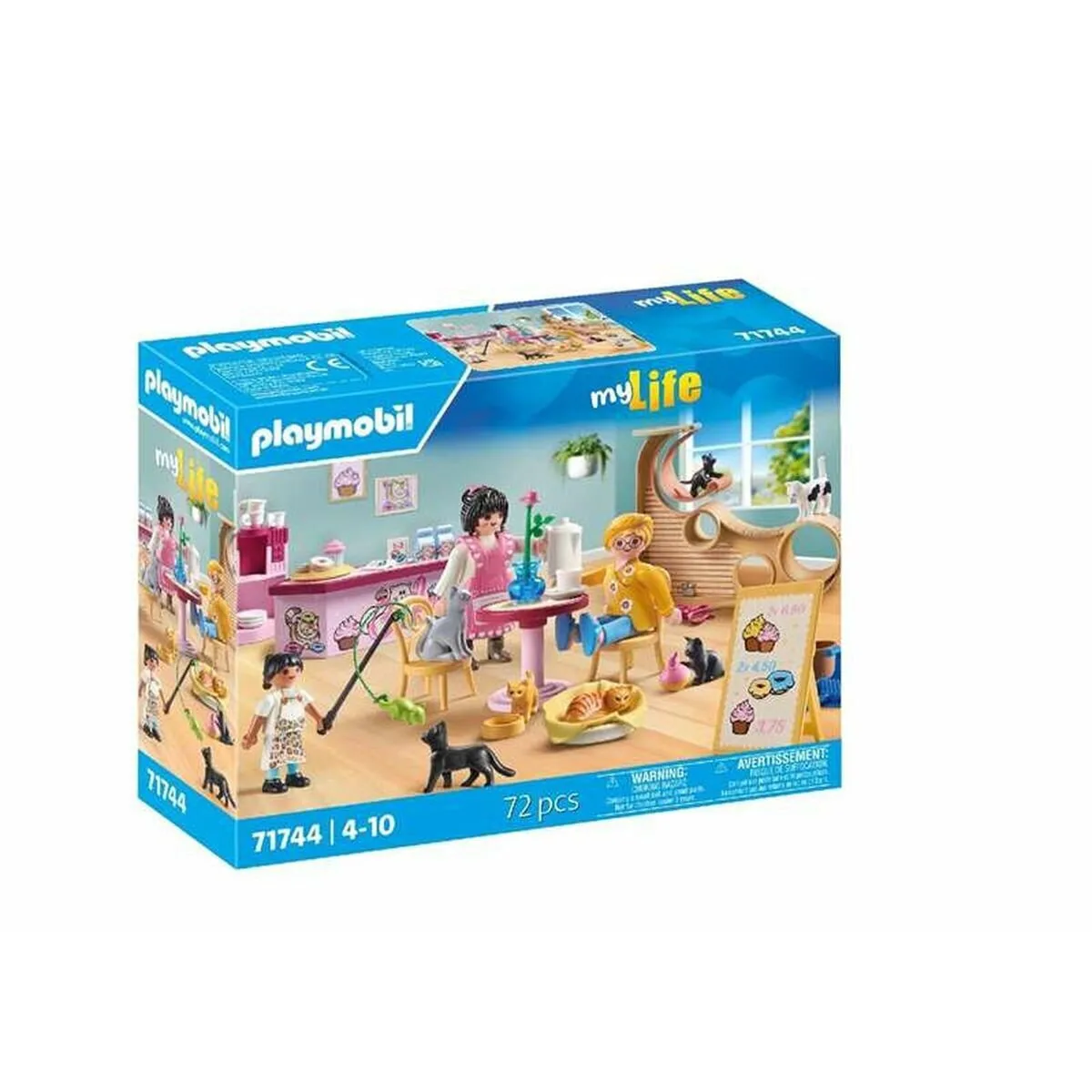 Playmobil MyLife Καφετέρια Με Γάτες για 4-10 ετών 71744 - Image 1