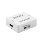 Savio Μετατροπέας VGA male σε HDMI female Λευκό 1τμχ CL-110