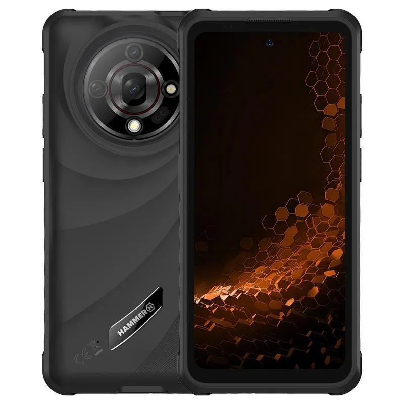 Hammer Iron 6 Dual SIM (6/128GB) Ανθεκτικό Smartphone Μαύρο - Image 1