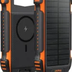 4Smarts Rugged Titanpack Ultimag Ηλιακό MagSafe Power Bank 20000mAh 15W με Θύρα USB-A και Θύρα USB-C Power Delivery / Quick Charge 3.0 Black/Orange