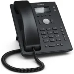 Snom D120 Ενσύρματο Τηλέφωνο IP 2 γραμμών Μαύρο