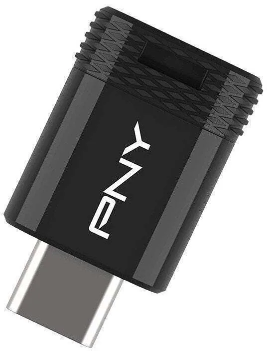 PNY 256GB USB 2.0 Stick με σύνδεση USB-C Μαύρο - Image 1