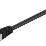 Goobay S/FTP Cat.6a Καλώδιο Δικτύου Ethernet 2m Μαύρο 1τμχ 93746