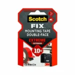 Scotch Αυτοκόλλητη Ταινία Διπλής Όψης Μαύρη 1.5mx19mm S7927883