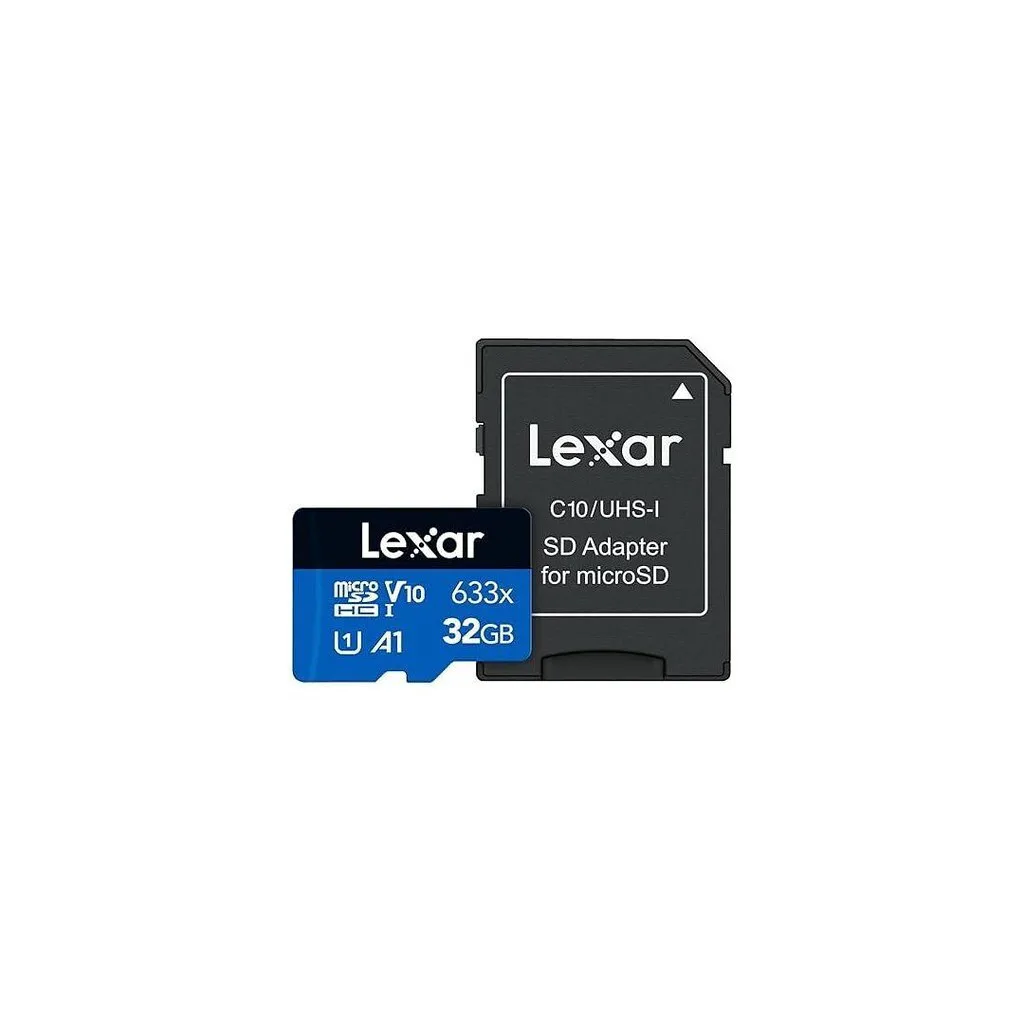 20250702111612_lexar_microsdxc_32gb_class_10_u1_v10_a1_uhs_i Lexar Plus microSDXC 32GB U1 V10 A1 UHS-I 100MB/s με αντάπτορα - Image 1