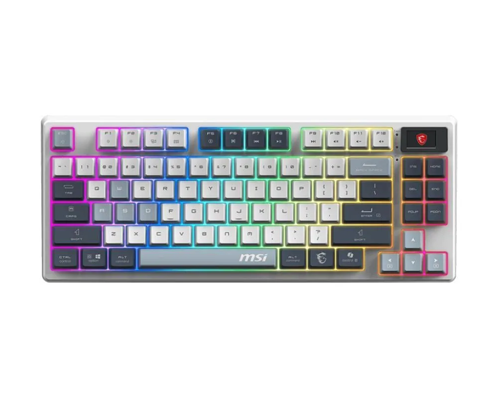 MSI Forge Gk600 Ασύρματο Gaming Μηχανικό Πληκτρολόγιο Tenkeyless με RGB φωτισμό (Αγγλικό US) - Image 1