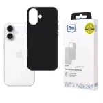 3MK Back Cover Σιλικόνης 1.2mm Μαύρο (iPhone 17)