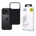 3MK Back Cover Σιλικόνης 1.2mm Μαύρο (iPhone 17 Pro Max)