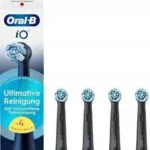 Oral-B iO Ultimate Clean Ανταλλακτικές Κεφαλές για Ηλεκτρική Οδοντόβουρτσα Black 4τμχ