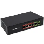 Qoltec L2 PoE Switch με 4 Θύρες Gigabit (1Gbps) Ethernet