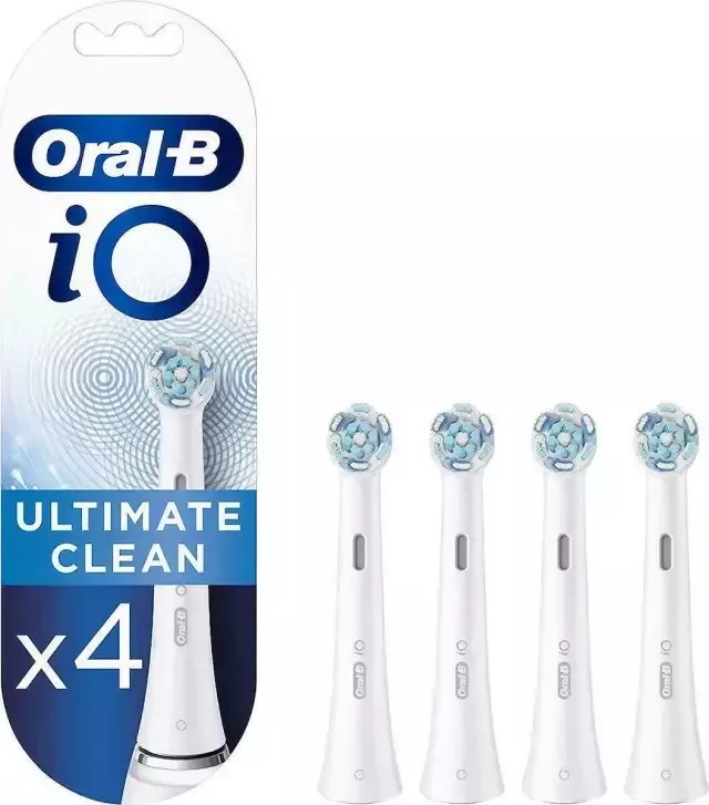 20250710092240_oral_b_io_ultimate_clean_antallaktikes_kefales_gia_ilektriki_odontovourtsa_4tmch Oral-B iO Ultimate Clean Ανταλλακτικές Κεφαλές για Ηλεκτρική Οδοντόβουρτσα 4τμχ - Image 1