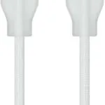 Ubiquiti U/UTP Cat.6a Καλώδιο Δικτύου Ethernet Λευκό 1τμχ UACC-Cable-Patch-EL-C6A-1M-W