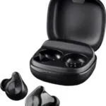 Intenso Micro T200 In-ear Bluetooth Handsfree Ακουστικά με Θήκη Φόρτισης Μαύρα