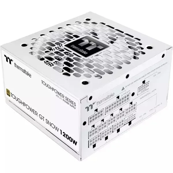 Thermaltake Toughpower GT Snow 1200W Λευκό Τροφοδοτικό Υπολογιστή Full Modular 80 Plus Gold - Image 1