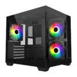 FSP/Fortron S140 Gaming Mini Tower Κουτί Υπολογιστή με ARGB Φωτισμό Μαύρο