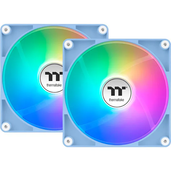 Thermaltake CT140 Reverse Case Fan με ARGB Φωτισμό 2τμχ Μπλε - Image 1