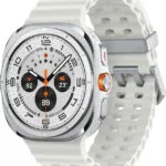 Samsung Galaxy Watch Ultra (2025) Titanium 47mm Αδιάβροχο με eSIM και Παλμογράφο (Λευκό)