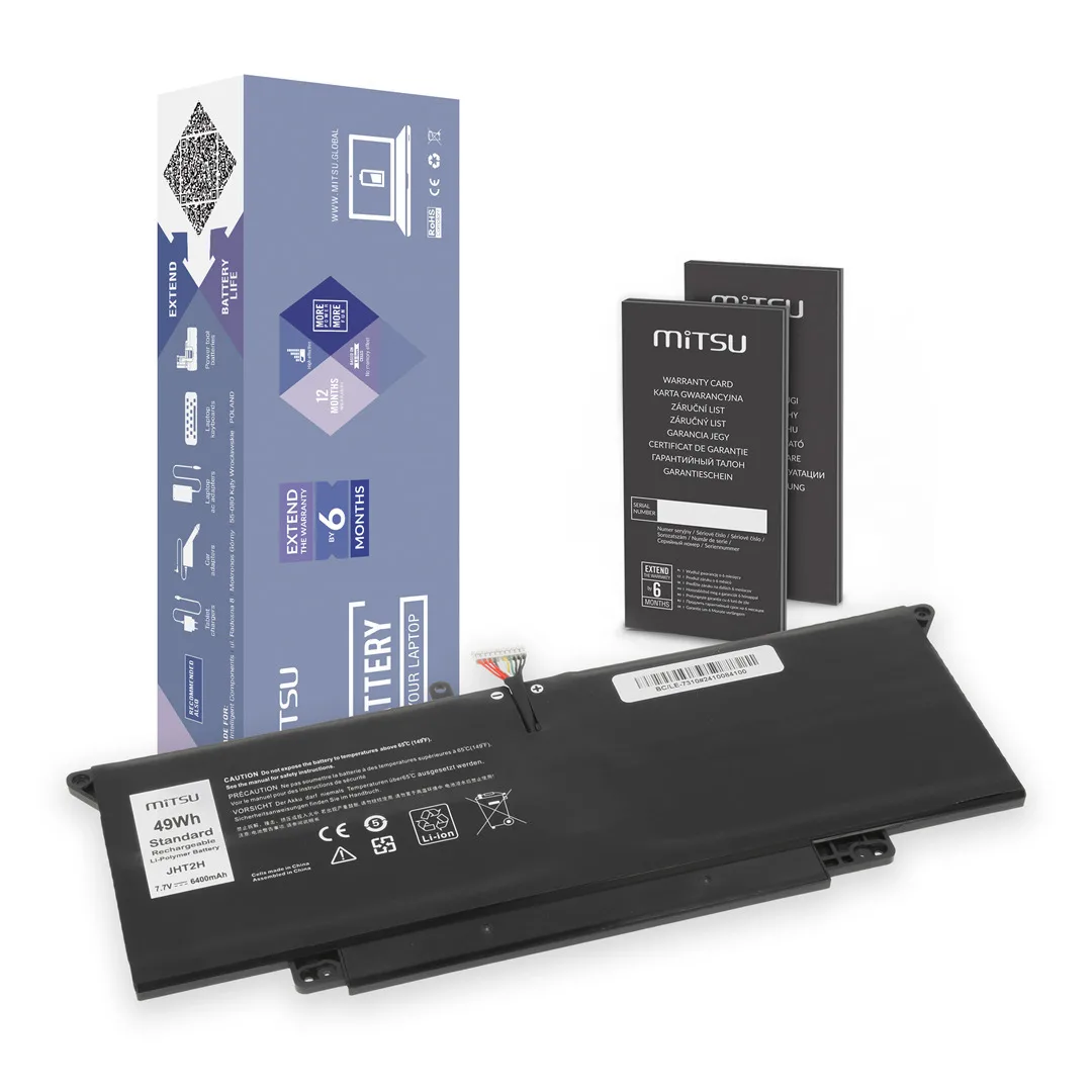 Mitsu Συμβατή Μπαταρία για Dell Latitude Dell Latitude 7410, 7310, P33S, P34S με 6800mAh - Image 1