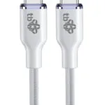 Tb Energy USB 2.0 Cable USB-C male - USB-C 60W Λευκό 1.5m
