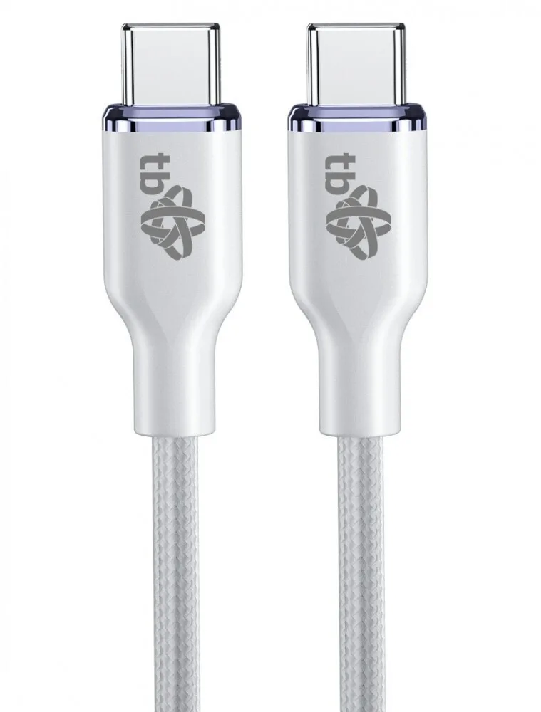 Tb Energy USB 2.0 Cable USB-C male - USB-C 60W Λευκό 1.5m - Image 1