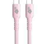 Tb Energy USB 2.0 Cable USB-C male - USB-C 60W Ροζ 1m