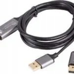 Lanberg Cable DisplayPort male - HDMI male 1.8m Μαύρο (CA-HDDP-20CU-0018-BK)